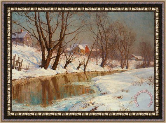 Walter Launt Palmer Winter Morning Framed Painting