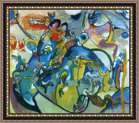 Wassily Kandinsky All Saints Day II 1911 Framed Painting