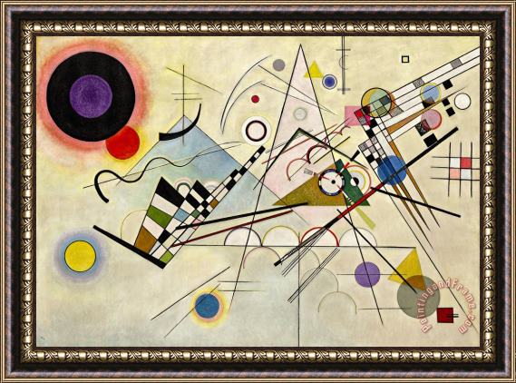 Wassily Kandinsky Composition Viii 1923 Framed Painting
