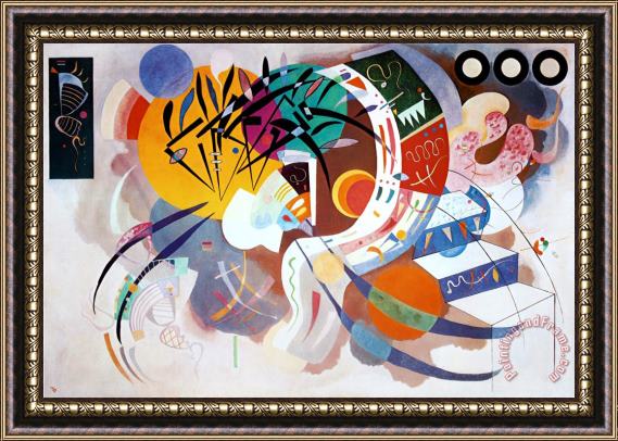 Wassily Kandinsky Dominant Curve C 1936 Framed Painting