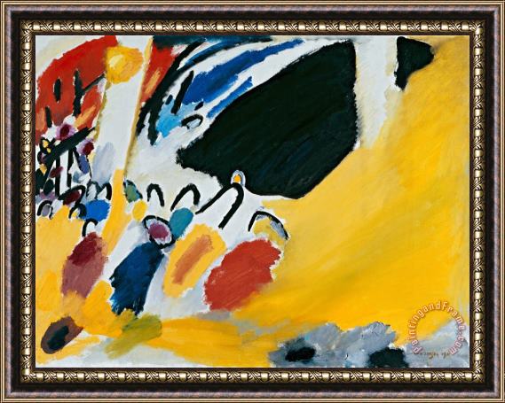 Wassily Kandinsky Impression III (concert) Framed Painting