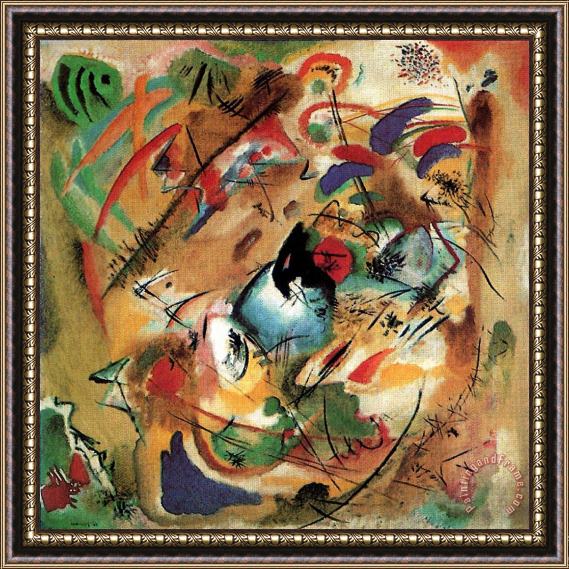 Wassily Kandinsky Improvisation Dreamy 1913 Framed Painting