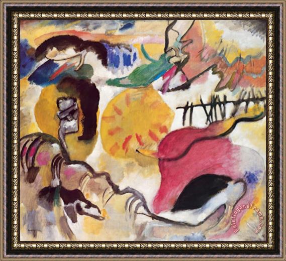 Wassily Kandinsky Improvisation No 27 The Garden of Love C 1912 Framed Painting