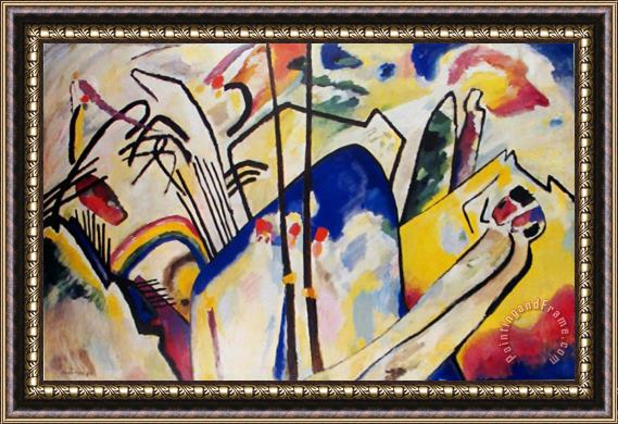 Wassily Kandinsky Komposition 4 1939 Framed Print