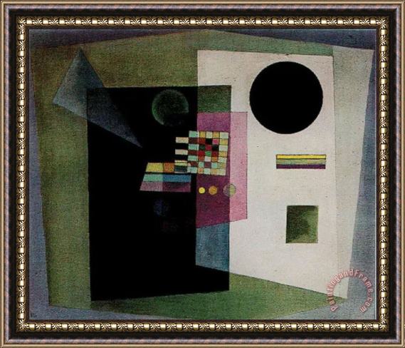 Wassily Kandinsky Maintaining C Framed Painting
