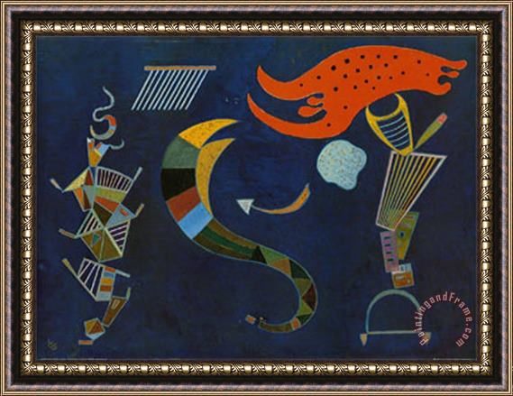 Wassily Kandinsky Mit Dem Pfeil C 1943 Framed Print