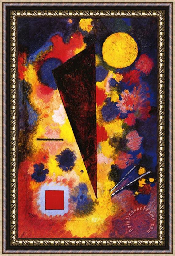 Wassily Kandinsky Multicolored Resonance C 1928 Framed Painting