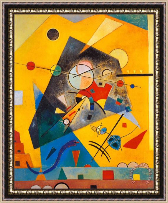 Wassily Kandinsky Quiet Harmony Framed Painting