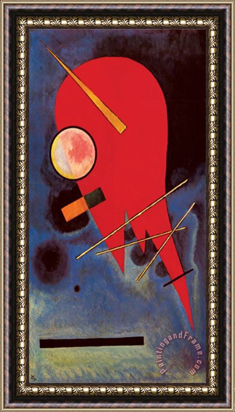 Wassily Kandinsky Rouge Framed Painting