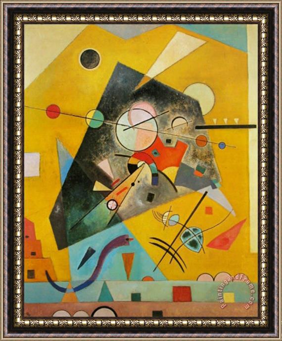 Wassily Kandinsky Silent Harmony Framed Painting