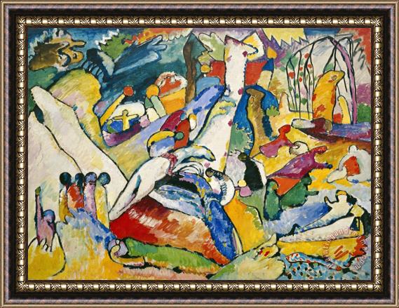 Wassily Kandinsky Sketch for Composition II Framed Print