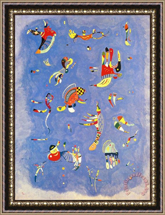 Wassily Kandinsky Sky Blue C 1940 Framed Painting