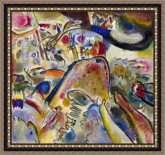 Wassily Kandinsky Small Pleasures Framed Painting