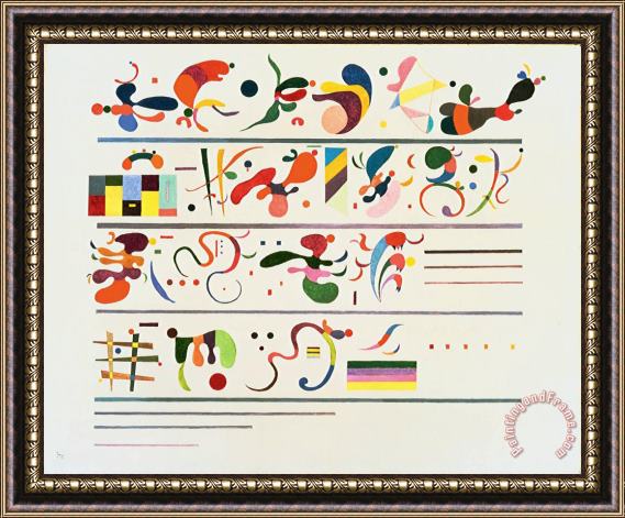Wassily Kandinsky Succession 1935 Framed Painting