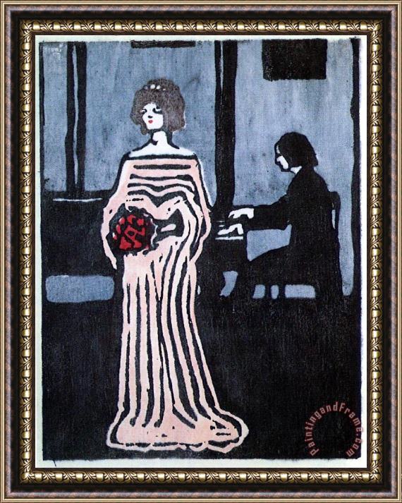 Wassily Kandinsky The Singer 1903 Framed Painting