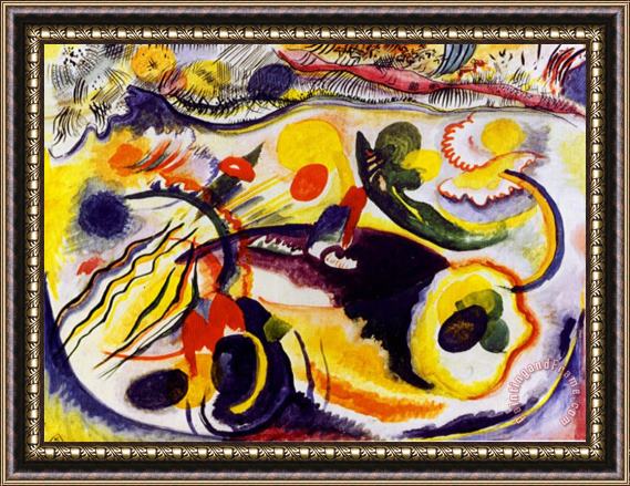 Wassily Kandinsky Theme Last Judgement Framed Print