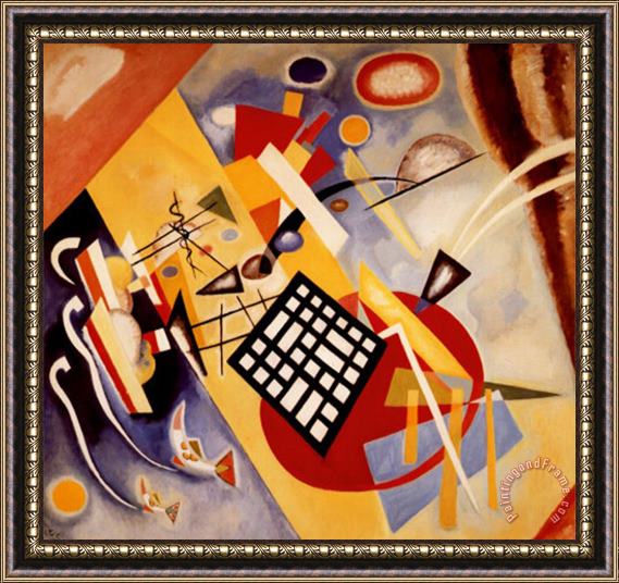 Wassily Kandinsky Trame Noire C 1922 Framed Painting