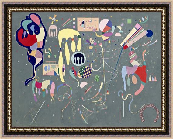 Wassily Kandinsky Various Actions Framed Print
