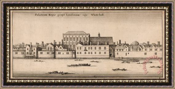 Wenceslaus Hollar Palatium Regis Prope Londinum, Vulgo Whitehall Framed Print