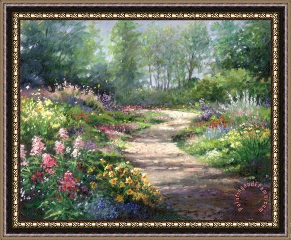 Wendy Kroeker Garden Path Framed Print