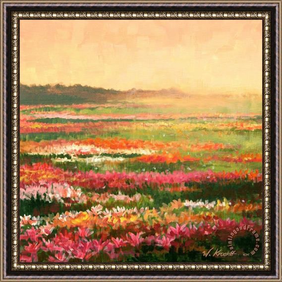 Wendy Kroeker Lily Nook Growing Fields Framed Painting