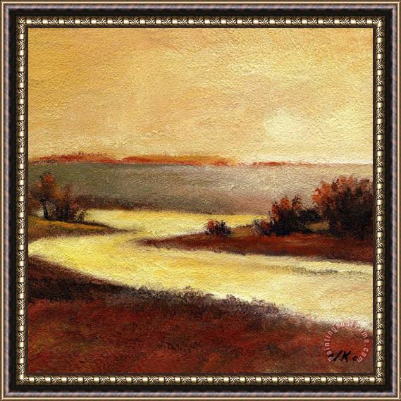 Wendy Kroeker Morris River 2 Framed Painting