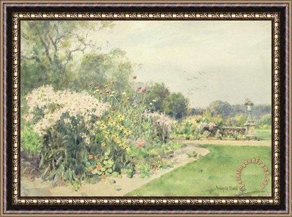 Wilfred Williams Ball October Flowers Framed Painting
