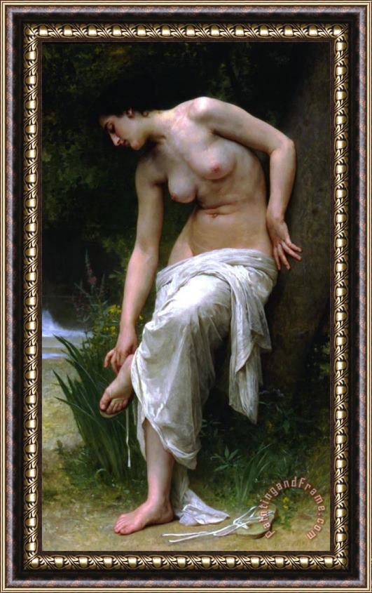 William Adolphe Bouguereau Apres Le Bain After The Bath Framed Painting