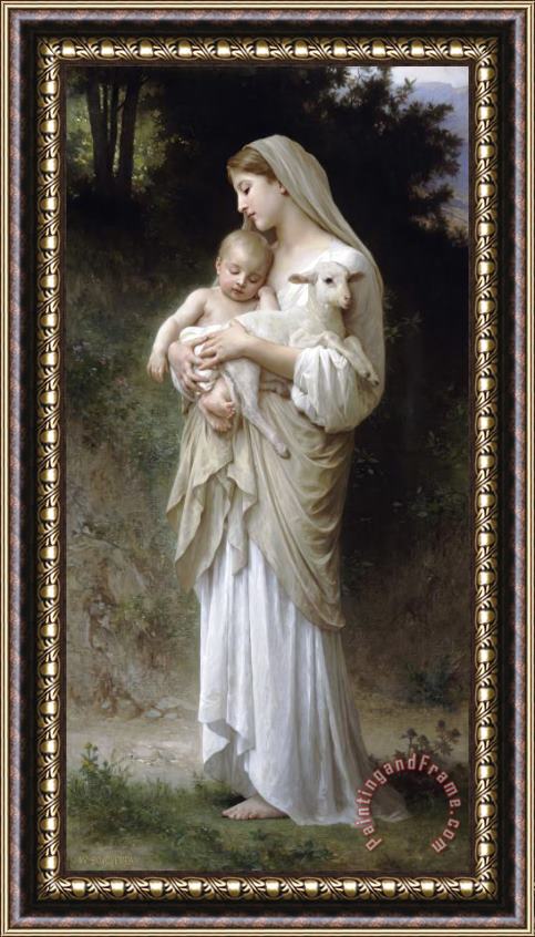 William Adolphe Bouguereau L'innocence Framed Painting