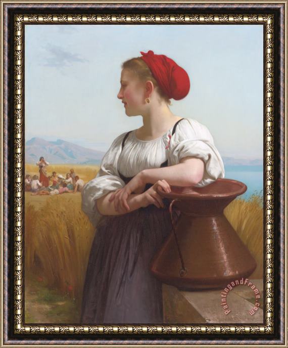 William Adolphe Bouguereau The Harvester Framed Painting