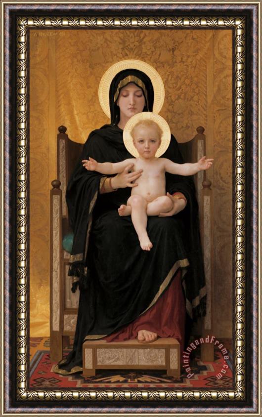 William Adolphe Bouguereau Virgin And Child Framed Print