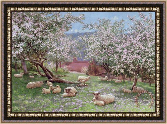 William Biscombe Gardner Appleblossom Framed Painting