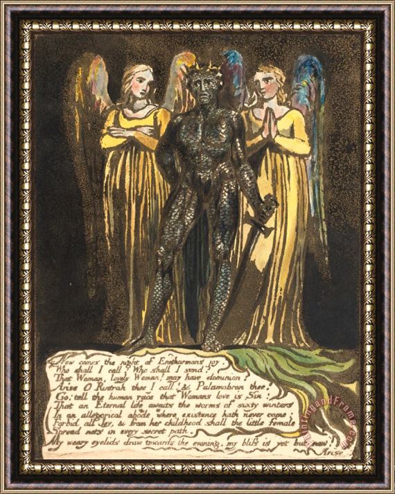 William Blake Europe. a Prophecy, Plate 7, 