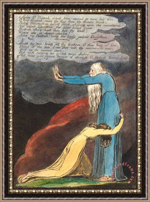William Blake Europe. a Prophecy, Plate 9, 