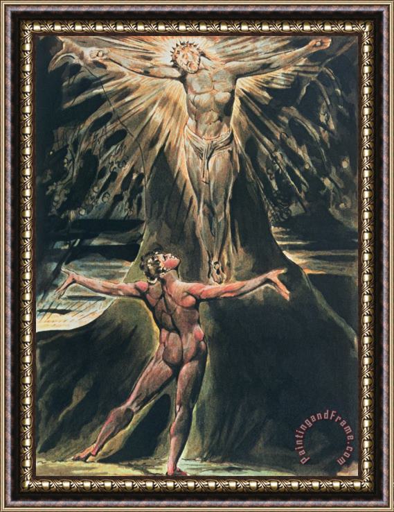 William Blake Jerusalem The Emanation of the Giant Albion Framed Print