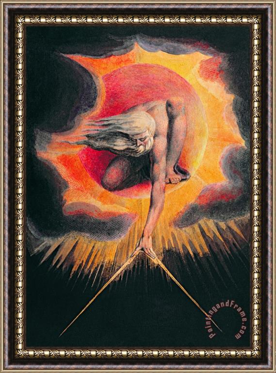 William Blake The Ancient of Days Framed Print