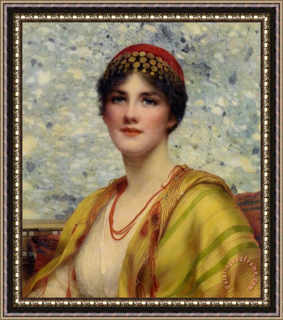 William Clarke Wontner Leonora Framed Painting