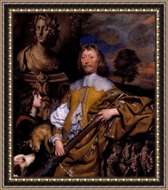 William Dobson Endymion Porter Around 1642 5 Framed Painting