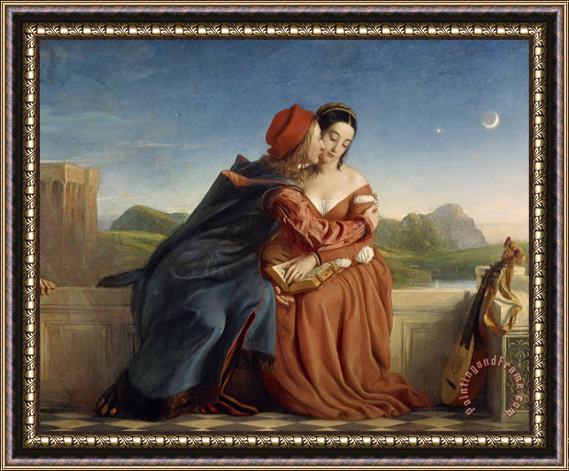 William Dyce Francesca Da Rimini Framed Painting