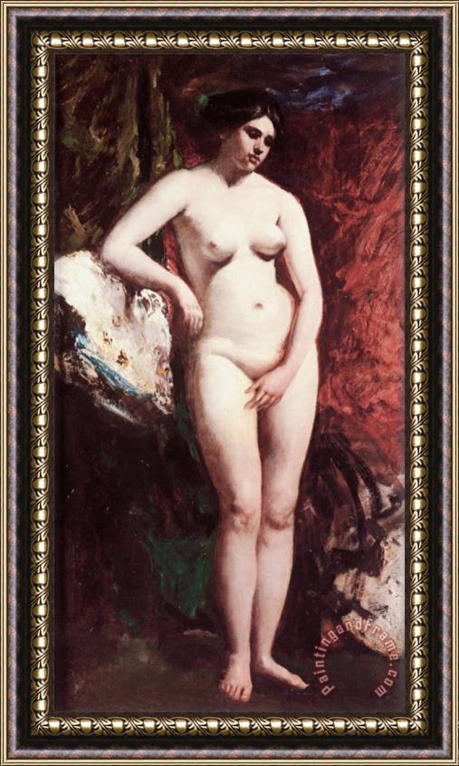 William Etty Standing Nude Framed Print