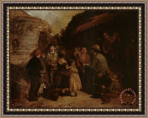 William Hemsley Gathering Round Framed Painting