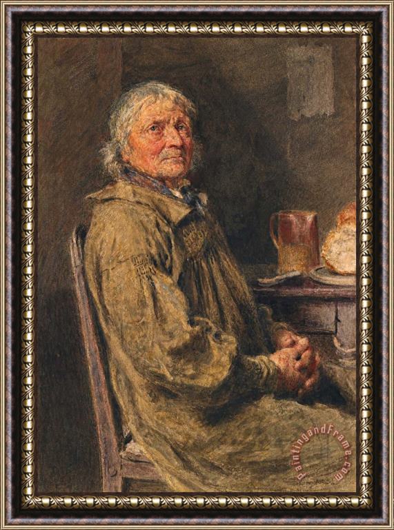 William Henry Hunt The Blessing Framed Painting