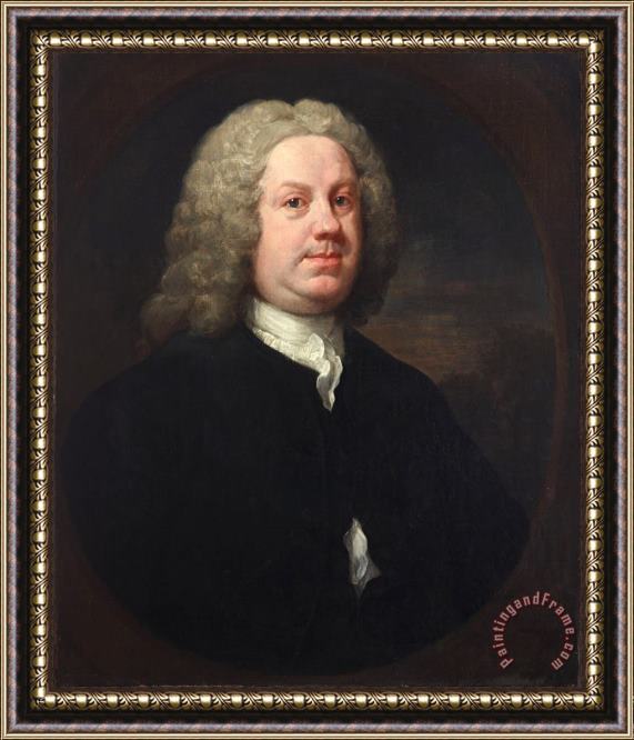 William Hogarth Dr Benjamin Hoadly, Md Framed Painting