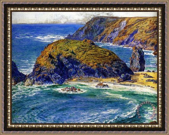 William Holman Hunt Aspargus Island Framed Painting