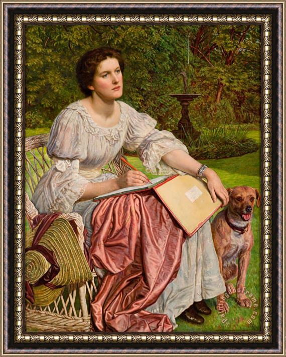 William Holman Hunt Miss Gladys M. Holman Hunt Framed Print