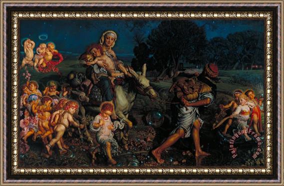 William Holman Hunt The Triumph of The Innocents Framed Painting