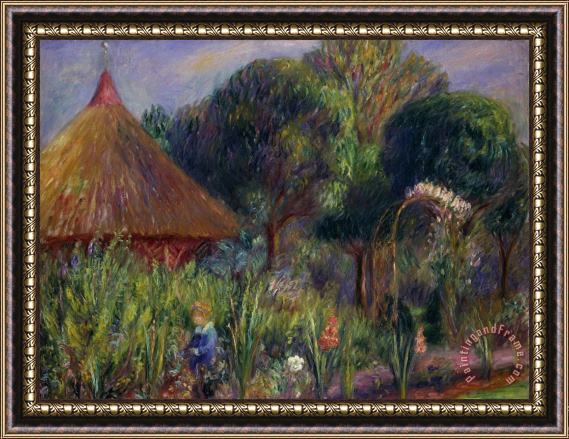 William James Glackens Lenna By A Summer House Framed Painting