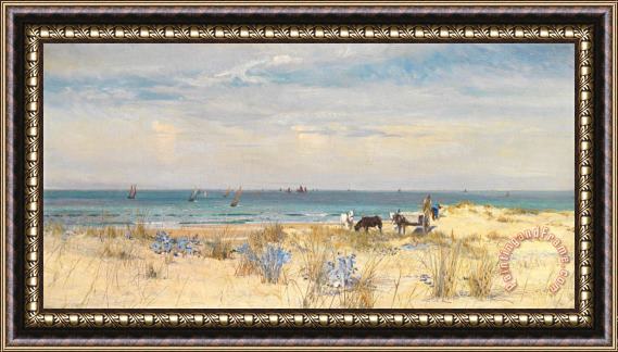 William Lionel Wyllie Harvesting the Land and the Sea Framed Painting