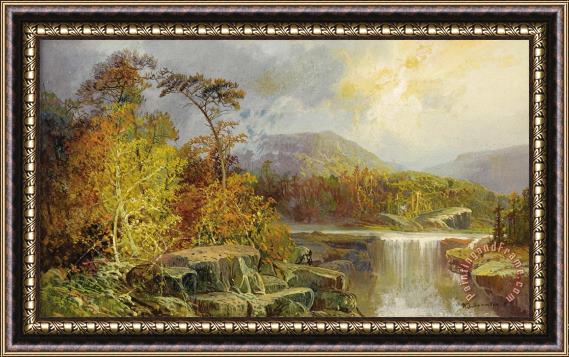 William Louis Sonntag Along The Ohio Framed Painting