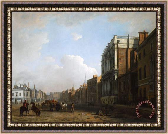 William Marlow A View of Whitehall Framed Print